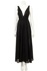 Topshop Black Cotton Maxi Cover Up