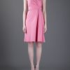 Valentino Wrap Look Dress in Pink - Lyst