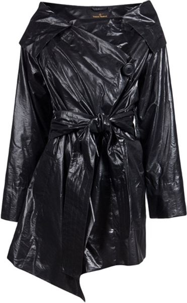 Vivienne Westwood Anglomania Directoire Trench in Black - Lyst