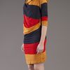 Vivienne Westwood Anglomania Draped Colorblock Dress in Red - Lyst