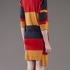 Vivienne Westwood Anglomania Draped Colorblock Dress in Red - Lyst