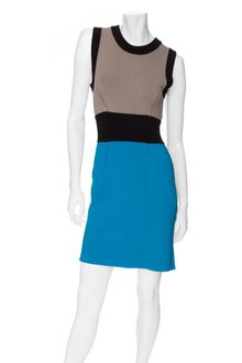 Yigal Azrouel Colorblock Sleeveless Dress - Lyst