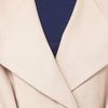 Asos Collection Asos Midi Belted Coat in Beige (grey) - Lyst