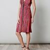 Bottega Veneta Pleated Panel Dress in Pink (beige) - Lyst