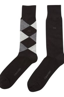 Calvin Klein Sock with Diamond Pattern - Lyst