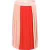 Chloé Pleated Silk Chiffon Skirt in Beige (nude) - Lyst