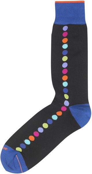 Duchamp Vertical Spotted Socks - Lyst