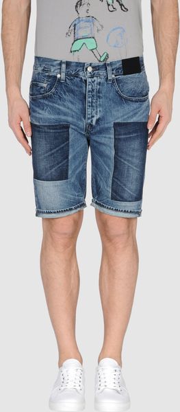 Edun Edun Denim Bermudas - Lyst