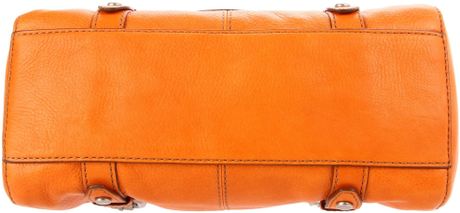 fossil orange bag