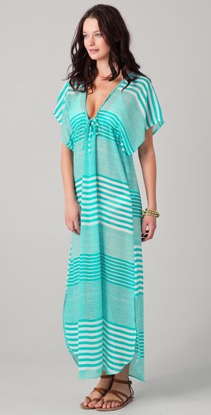Josa Tulum Rustic Long Cover Up Dress - Lyst