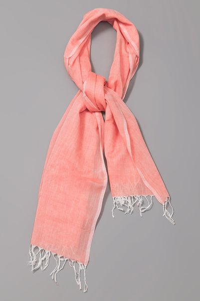 Rag & Bone Leaf Scarf  in Orange - Lyst