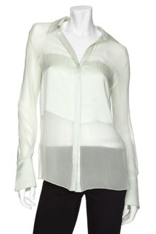 Robert Rodriguez Blocked Silk Chiffon Blouse - Lyst