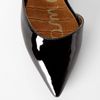 Sam Edelman Black Patent Harper Sling Back Flat Pump in Black - Lyst
