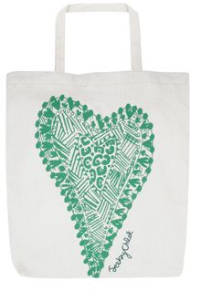 See By Chloé White Heart Motif Tote Bag - Lyst