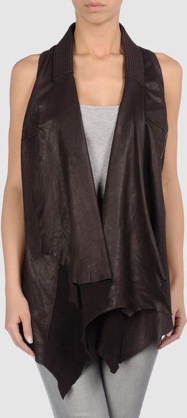 Sonia Villa Leather Outerwear - Lyst