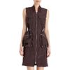 Alexander Wang Sleeveless Utility Dress in Brown (burgundy) - Lyst