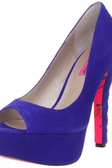 Betsey Johnson Sita Open Toe Pump - Lyst