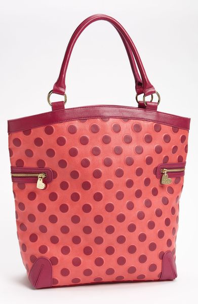 Betsey Johnson Spot On Tote in Purple (fuchsia) - Lyst