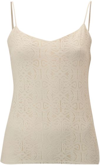 Biba Biba Logo Lace Camisole - Lyst