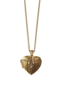Cath Kidston Cath Kidson Heart Engraved Locket - Lyst