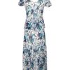 Cc Garden Floral Double Layer Dress in Blue (ice blue) - Lyst