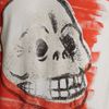 Cheap Monday Painted Effect Skull Print Tshirt in White for Men - Lyst