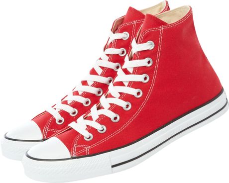 Converse Chuck Taylor All Star Hi Top in Red for Men - Lyst