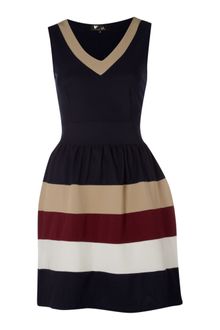 Cutie Cutie Stripe Vneck Dress - Lyst