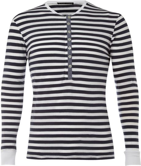 Day Birger Et Mikkelsen Basco Grandad Top in White for Men - Lyst