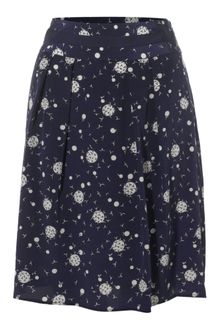 Dickins & Jones Bird Print Silk Skirt - Lyst