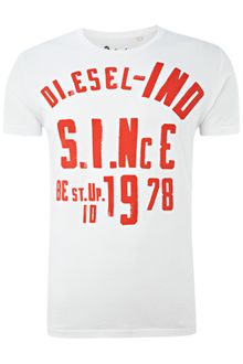Diesel Printed Tshirt - Lyst
