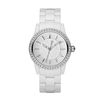 Dkny Round Dial Bracelet Watch in White - Lyst