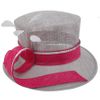 Eastex Curly Sinamy Feather Sequin Hat in Gray (grey) - Lyst