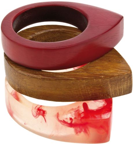 French Connection Irregular Ring in Brown (red) - Lyst