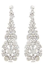 Gemini Drop Earring Made with Swarovski Crystal