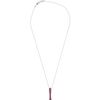 Gemini Fuchsia Drop Pendant with Swarovski Crystals in Pink (fuchsia) - Lyst