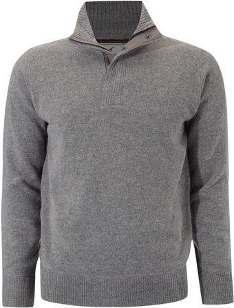 Howick The Heathmoor Lambswool Zip Neck Jumper - Lyst