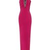 Jane Norman Mirrored Neck Maxi in Pink - Lyst