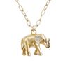J.crew Elephant Pendant Necklace in Gold (antique gold) - Lyst