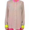 Jo No Fui Crepe De Chine Shirt in Multicolor - Lyst