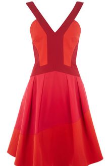 Karen Millen Colour Contrast Collection Dress - Lyst