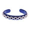 Karen Millen Narrow Custom Chain Cuff in Purple - Lyst
