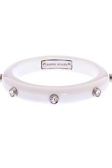 Karen Millen Crystal Stud Bangle - Lyst