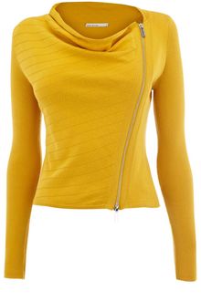Karen Millen Draped Knit Cardigan - Lyst