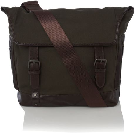 kenneth cole brown messenger bag