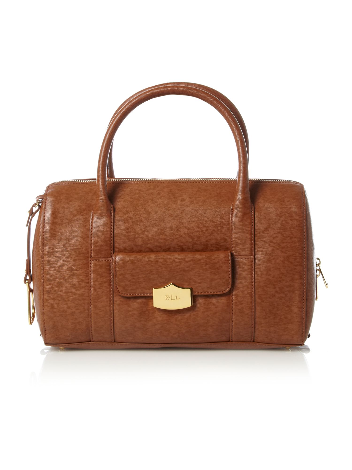 ralph lauren barrel satchel