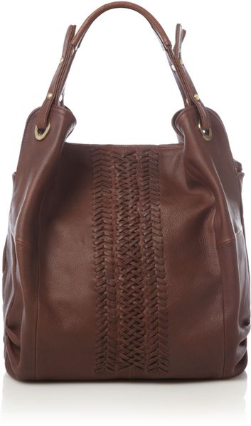 Linea Weekend Darla Hobo Bag in Brown - Lyst