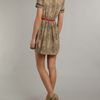 Little Mistress Belted Leopard Print Dress in Beige (leopard) - Lyst