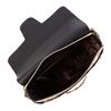 Love Moschino Love Jacquard Medium Flap Over Shoulder Bag in Black - Lyst