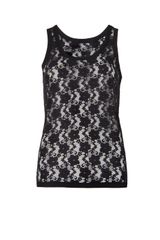 Mango Sleeveless Laced Top
